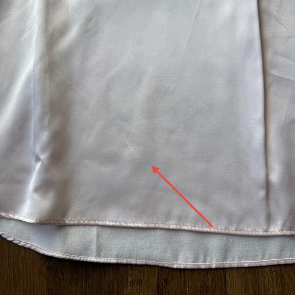 Vintage NATORI Nightgown Medium Pink Satin Long Sleeve Tunic Embroidered Lace - Picture 8 of 14